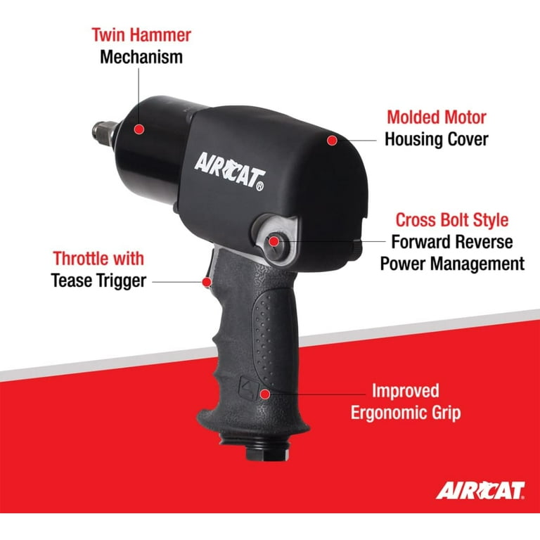 Aircat air impact wrench outlet