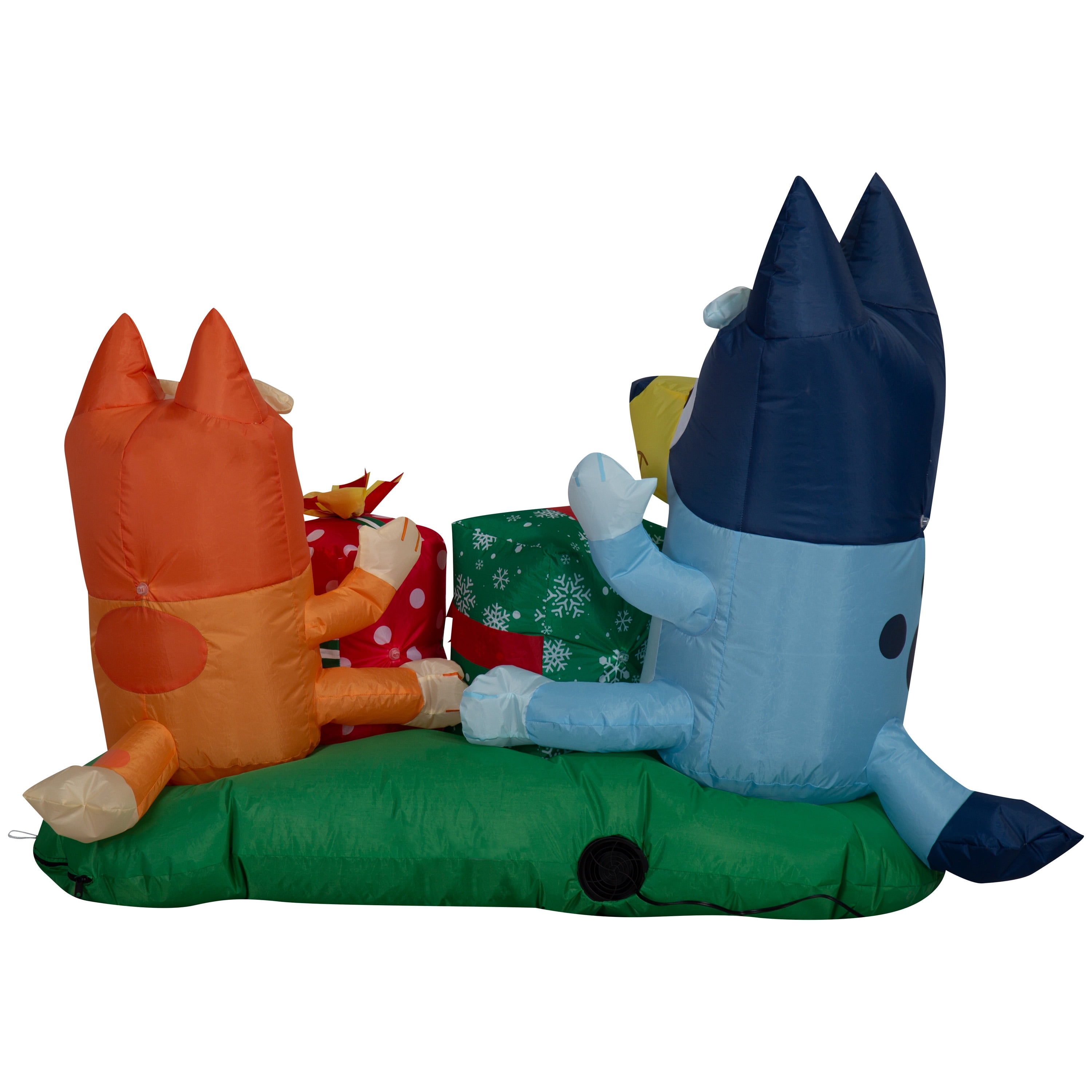 Scène de Noël lumineuse gonflable Airblown de Bluey et Bingo BLUE ET BINGO 4FT AB