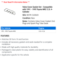 thumbnail image 2 of Valve Cover Gasket Set - Compatible with 1991 - 1995 Toyota MR2 2.2L 4-Cylinder - Beck Arnley, 2 of 2