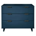thumbnail image 6 of 2-Piece Granville Solid Wood Tall Narrow and Standard Dresser Set in Blue, 6 of 18