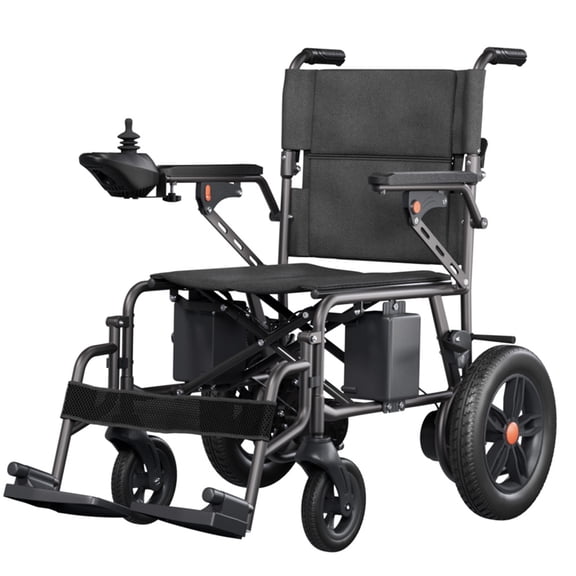 HomyKing Lightweight Portable Foldable Electric Wheelchair – Travel Power Wheelchair for Adults & Seniors