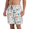 thumbnail image 2 of Fotbe Eiffel Tower Trajes de Baño Estampados para Hombre, Shorts de Verano de Secado Rápido, Ropa de Playa, Bañadores-Medium, 2 of 6