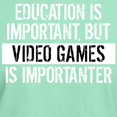 thumbnail image 3 of CafePress - Video Games Is Importanter T Shirt - Men's Classic Graphic Cotton T-Shirt, 3 of 4