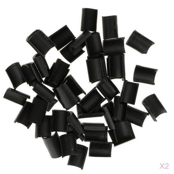 Pack of 100 DIY Keratin Beads Hair Extensions Bonding Rebond Hot Fusion Glue Black