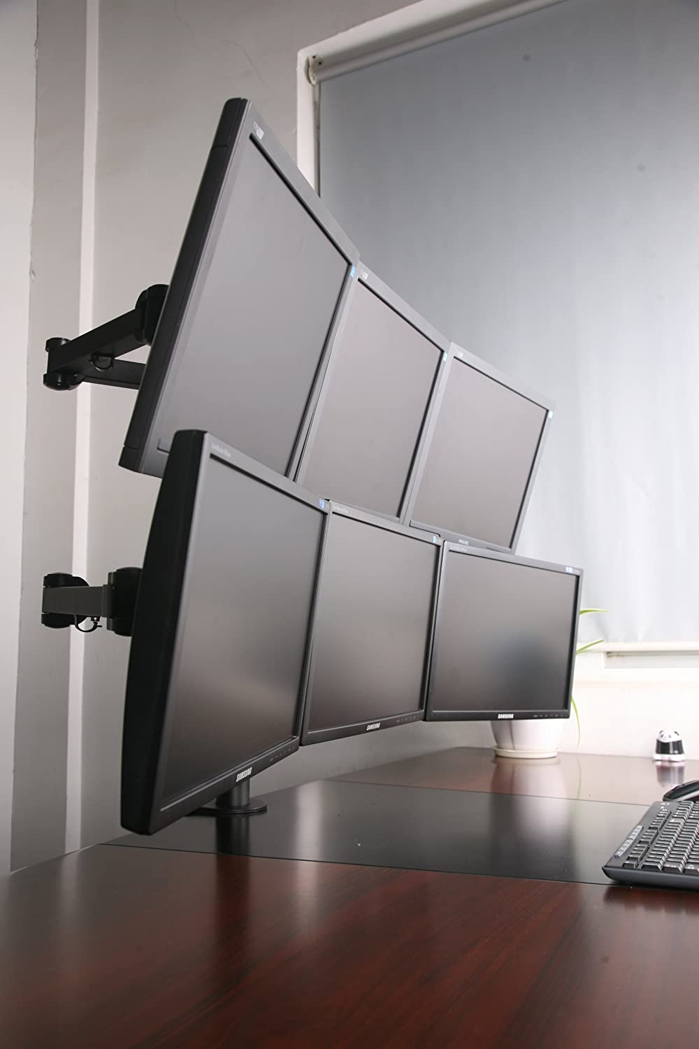 Mount-It! Hex LCD Monitor Mount Stand 