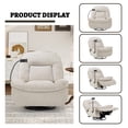 thumbnail image 6 of Boyel Living Electric Recliner Chair, Bronzing Fabric with 360 Swivel and Phone Holder, Beige, 6 of 11