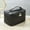 Black, variant on SPOORYYO Travel Cosmetic Bags Barrel Makeup Bag Stay Organized with Foldable Makeup Cases
