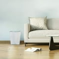 thumbnail image 4 of Wood Trash Can Wastebasket Rustic Rectangular Garbage Container Bin Bedroom, 4 of 7