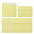 thumbnail image 1 of Uxcell 24ack A2 Envelopes, Self Seal Light Yellow Invitation Envelopes for Postcard Wedding Cards, 1 of 6