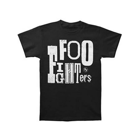Foo Fighters Men's  Random Letters Logo Slim Fit T-shirt