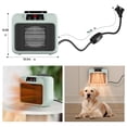 thumbnail image 4 of Calentador para casa de perro Pet Heater, 600 W, 300 W, montaje en pared, color gris, 4 of 6