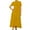 Yellow, variant on Wo-Fusoul Women's Knit Dress, Loose Fit Casual Dress with Lace Trim, Short Sleeve Comfortable Summer Dress for Daily Wear