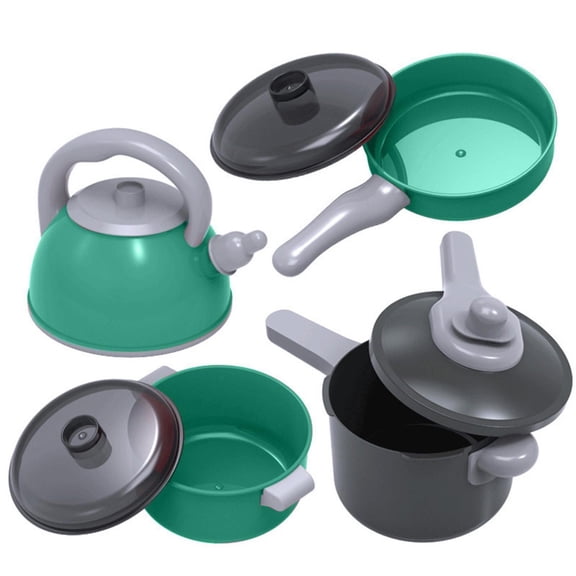 28Pcs Kids Play Kitchen Toys Set, Toddlers Pretend Cooking Playset Acccessories with Pots Pans, Utensils Cookware, Foods, Canned Vegetables, Learning Gift for Kids Girls Boys