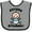 Heather and Black, variant on Inktastic Future Attorney Lawyer in Training Boys Baby Bib