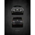 thumbnail image 2 of Rogan, Mark 19x24 Black Ornate Wood Framed with Double Matting Museum Art Print Titled - Cadillac Escalade, 2 of 4