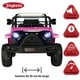 thumbnail image 3 of Camioneta montable JOYKOO eléctrica 93 cm rosa Control remoto 12V, 3 of 8