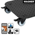 thumbnail image 4 of Wagner design yourself 11.4" Black Square Aluminum Plant Caddy with Brakes, 4 of 7