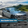 thumbnail image 2 of 4 PCS For Honda Civic 11th Gen Door Handle Cover Trim w/ Smart Entry Hole Door Handle Protector Trim for Sedan Hatchback, 2 of 6