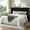 Black, variant on Einfach Queen Size Upholstered Bed Frame, Platform Bed with Velvet Wingback Headboard, Black