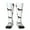 2 Black-2, variant on Dachshund On A Skateboard Print Contrast Color Stockings, Elastic Sports Socks Warm Socks Clothing Accessories, Adult Unisex