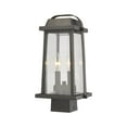 thumbnail image 4 of Z-Lite 574Phms Millworks 2 Light 15" Tall Outdoor Single Head Post Light - Bronze, 4 of 5