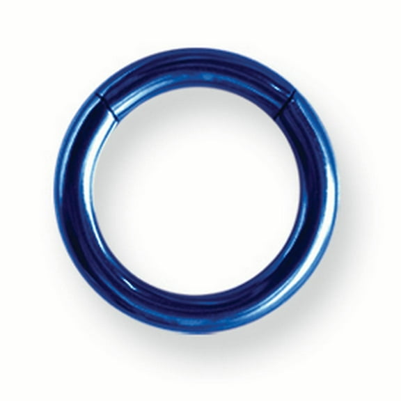 Solid Titanium Continuous (Seamless) Captive 10G (2.6mm) 7/16 (12mm) Di