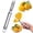 Silver, variant on YardChic 1Pc Fruit and Vegetable Corer Tool, Multi-Function Stainless Corer and Pitter Remover Set, Seed Remover Tool Practical Kitchen Gadget for Removing Fruit & Vegetable Cores, 11.1x0.6 Inch