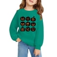 thumbnail image 5 of Mercatoo Kids Baby Halloween Sweatshirt Pumpkin Graphic Print Pullover for Boys Girls Crewneck Long Sleeve Tops, 5 of 7