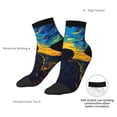 thumbnail image 6 of Rocae Abstract Starry Sky for Premium Adult Socks,Comfortable, Breathable, and Durable Socks, Perfect for Everyday Wear, 6 of 7