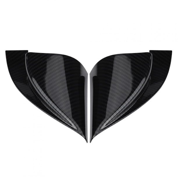 Embellecedor de cubierta triangular para puerta delantera, pilar A, para Hyundai Encino Kauai Kona 17-20 SUV, fibra de carbono Jadeshay A