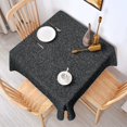 thumbnail image 2 of 42x42in(107x107cm) Square Tablecloth, Waterproof Polyester Table Cover, Wrinkle Resistant & Washable Fabric for Dining, Kitchen, Picnic, Denim Jean Print, 2 of 6