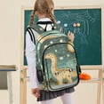 thumbnail image 7 of FORMRS Unisex School Backpack 17" Student Travel Bag with Laptop Compartment, Dinosaur with Stars, 7 of 7