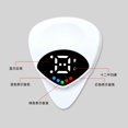 thumbnail image 2 of 2 In 1 Guitar Tuner and Guitar Pick, Guitar Pick Plectrum with 12 Equal Temperaments Musical Note, Digital Guitar Pick with LED Screen Display, Efficient Tuning, 0.6mm Thickness, Guitars Gifts (1pcs), 2 of 7
