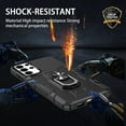 thumbnail image 6 of Compatible for Samsung Galaxy S25 Ultra Case with Kickstand & Slide Camera Cover, Built-in 360° Rotate Ring Stand Magnetic Car Military Grade Shockproof Phone Case for Samsung Galaxy S25 Ultra,Black, 6 of 10