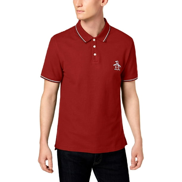 Original Penguin - Original Penguin Mens Embroidered Logo Polo Shirt ...