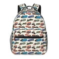 thumbnail image 1 of Disketp Train Mochila Estampada para Hombre y Mujer – Mochila Ligera Clásica con Múltiples Bolsillos para Universidad, Trabajo y Viajes-One Size, 1 of 5