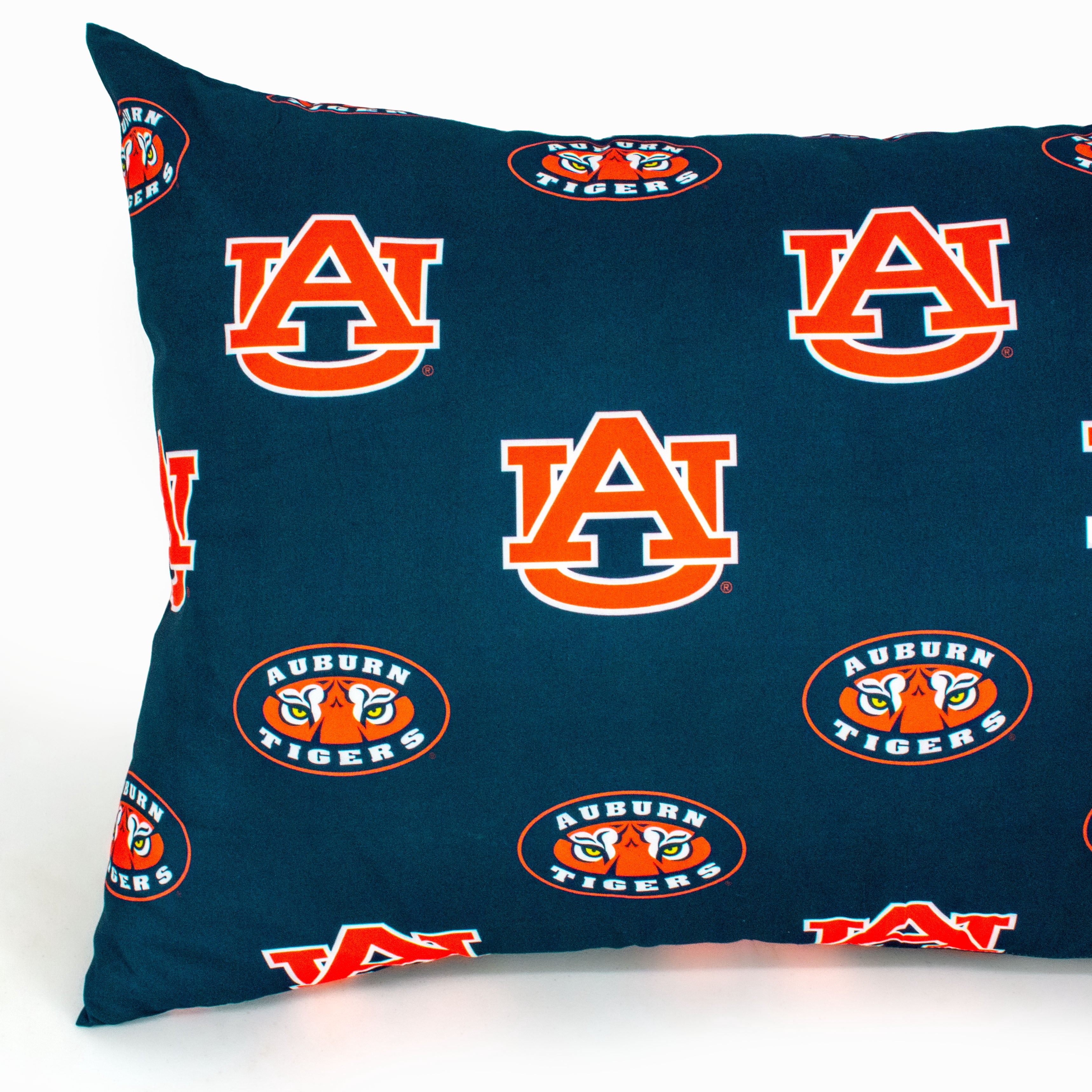 Auburn Tigers Pillowcase Pair, Standard, 20" x 30" (2 Standard Pillowcases)