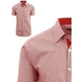 thumbnail image 5 of Mens Short Sleeve Slim Fit Dress Shirts, 5 of 7
