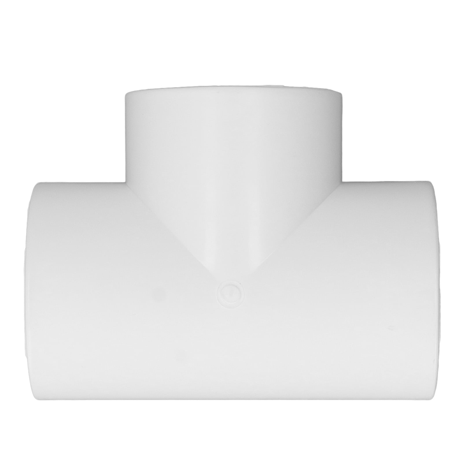 PVC Pipe Fitting, 3 Way Duct Connector Reasonable Curvature Corrosion Resistant Small Size Widely Compatible  For Dryer Vent Cover