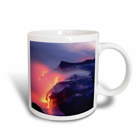 3dRose Kilauea Volcano, Hawaii Volcanoes NP, Hawaii - US12 DPB0528 - Douglas Peebles, Ceramic Mug, 15-ounce