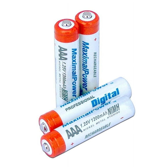 MaximalPower AAA NiMH/Ni Mh Rechargeable Battery 1200mAh