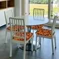 thumbnail image 6 of Logiee Retro Halloween Print Square Chair Seat Covers, Stretch Chair Seat Covers,Seat Chair Slipcover, Non-Slip Chair Slipcover,Furniture Protector for Indoor and Outdoor-Six Piece, 6 of 7