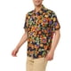 thumbnail image 4 of CAMISA HAWAIANA DE MANGA CORTA CON BOTONES PARA HOMBRE IMPRESA EN COLOR NEGRO Y AMARILLO TALLA XL, 4 of 6