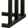 thumbnail image 5 of MyGift Freestanding 3-Tier Black Metal and Bamboo Bath Towel Bar Rack, 5 of 7