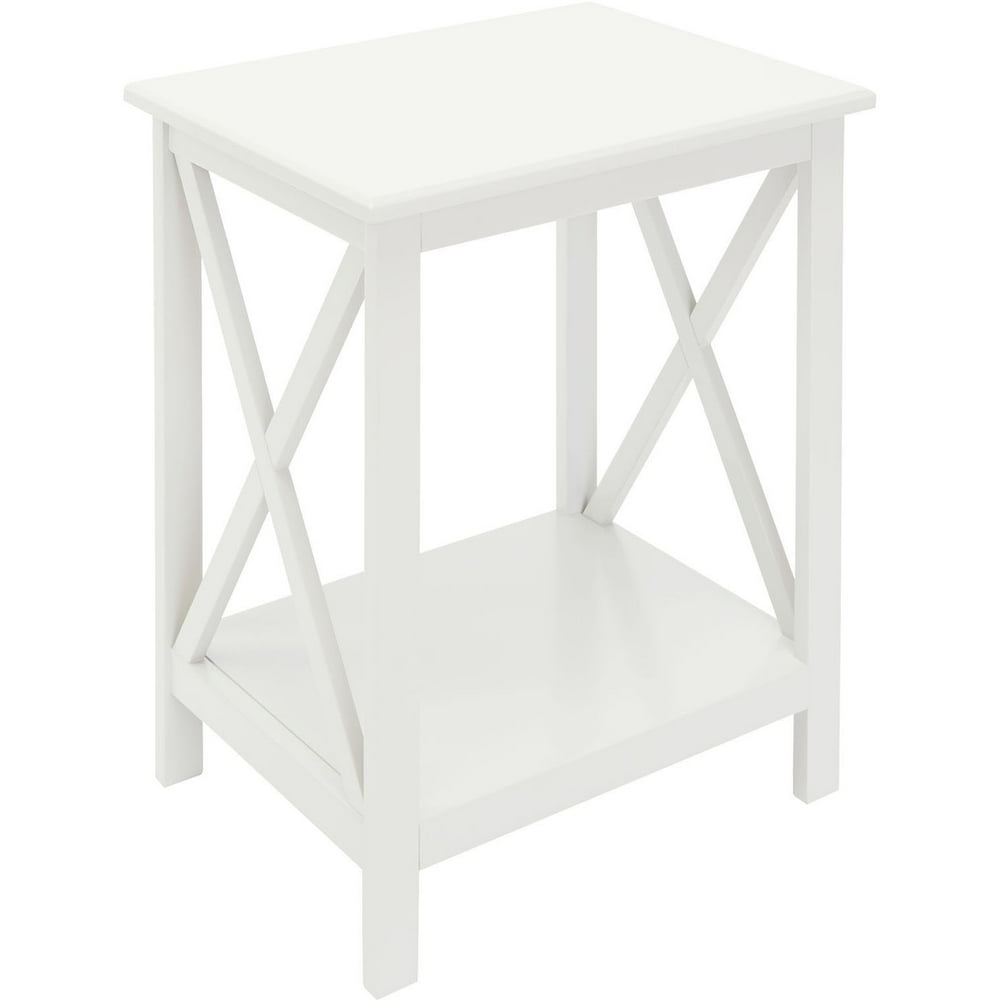 Better Homes & Gardens Clayton Rectangular Wood XSide Accent Table