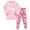 A135-Light Pink, variant on Hessimy Toddler Boys Girls Spring Summer 2Pcs Crewneck Long Sleeve Sweatshirt Casual Pants Soft Sweatsuit Set, Crewneck Sweat Set(Light Pink,4-5 Years)