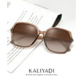 thumbnail image 6 of KALIYADI Polarized Sunglasses-Women Trendy Womens-Sunglasses: Square Oversized Sun glasses Sparkling Frame UV400 Gift Box, 6 of 12