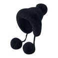 thumbnail image 4 of Riforla Womens Hats with Pompom for Winter Warm Knit Cap Ushanka Trapper Hat with Ear Cover Bomber Hats Black, 4 of 4