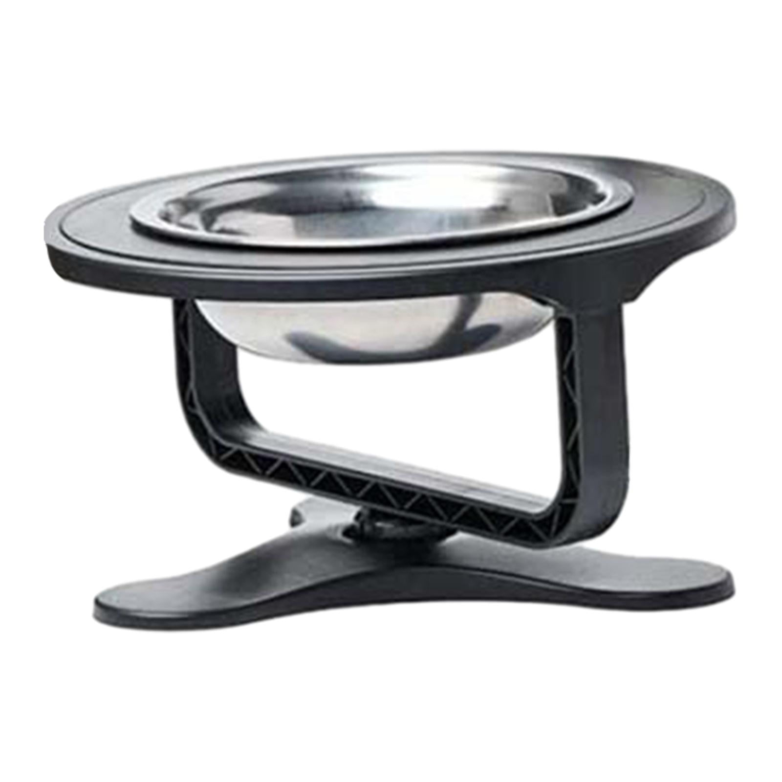 Stgfyxgs Elevated Raised Dogs Bowl Stand Dog Cat Feeder Dog Dish for 0-20 degree Adjustable