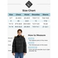 thumbnail image 7 of Wantdo Boy's Winter Coat Warm Puffer Coat Windproof Ski Jacket with Hood Black 8, 7 of 7